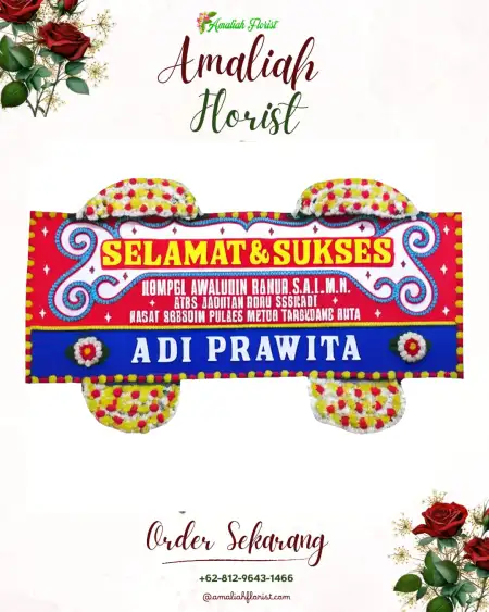 Papan Bunga Ucapan Selamat Bojasari